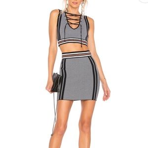 NWT REVOLVE By The Way Rylan Lurex Knit Set Size XS